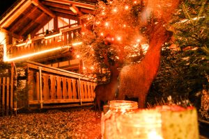 Weihnachtsdeko aussen am Bussjägerhof