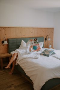 Doppelbett in der Waldspielwiese
